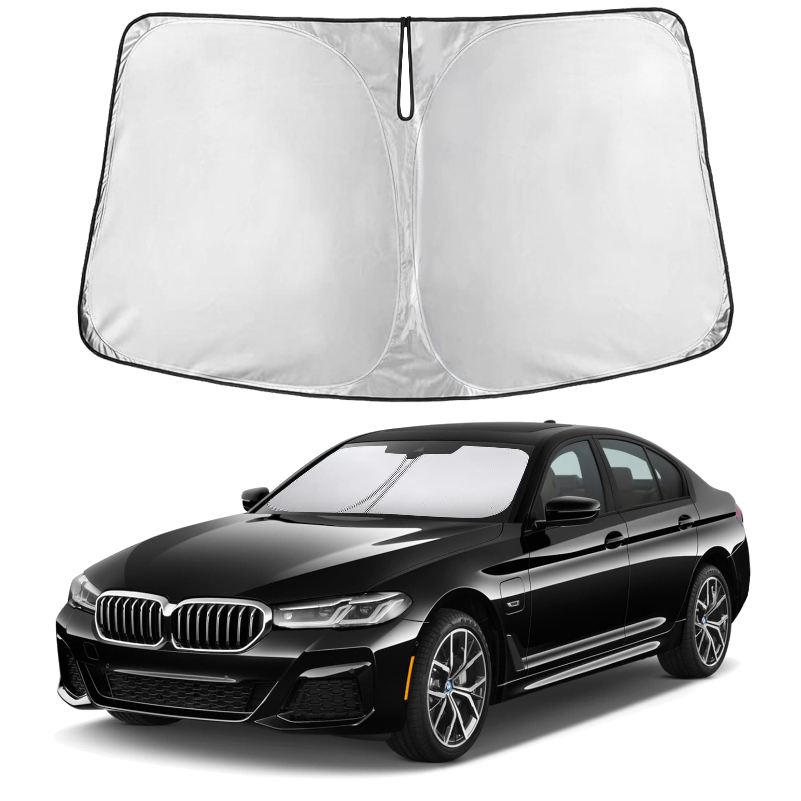 EcoNour Windshield Sunshade Compatible for BMW 5 Series G30 G31 2017 2023