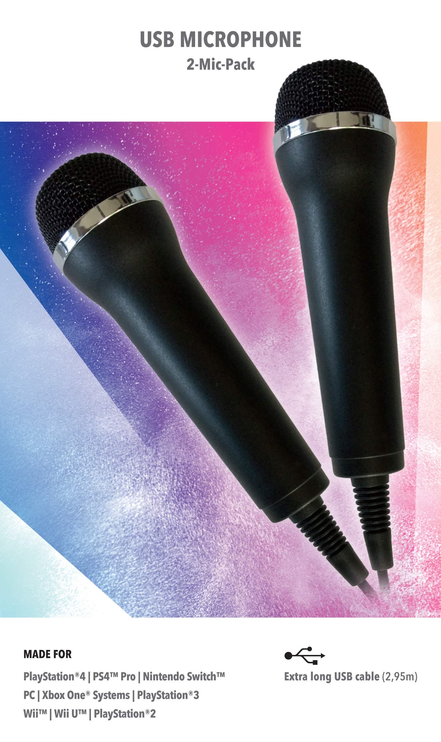 Deep Silver Karaoke Microphone Games 2 St
