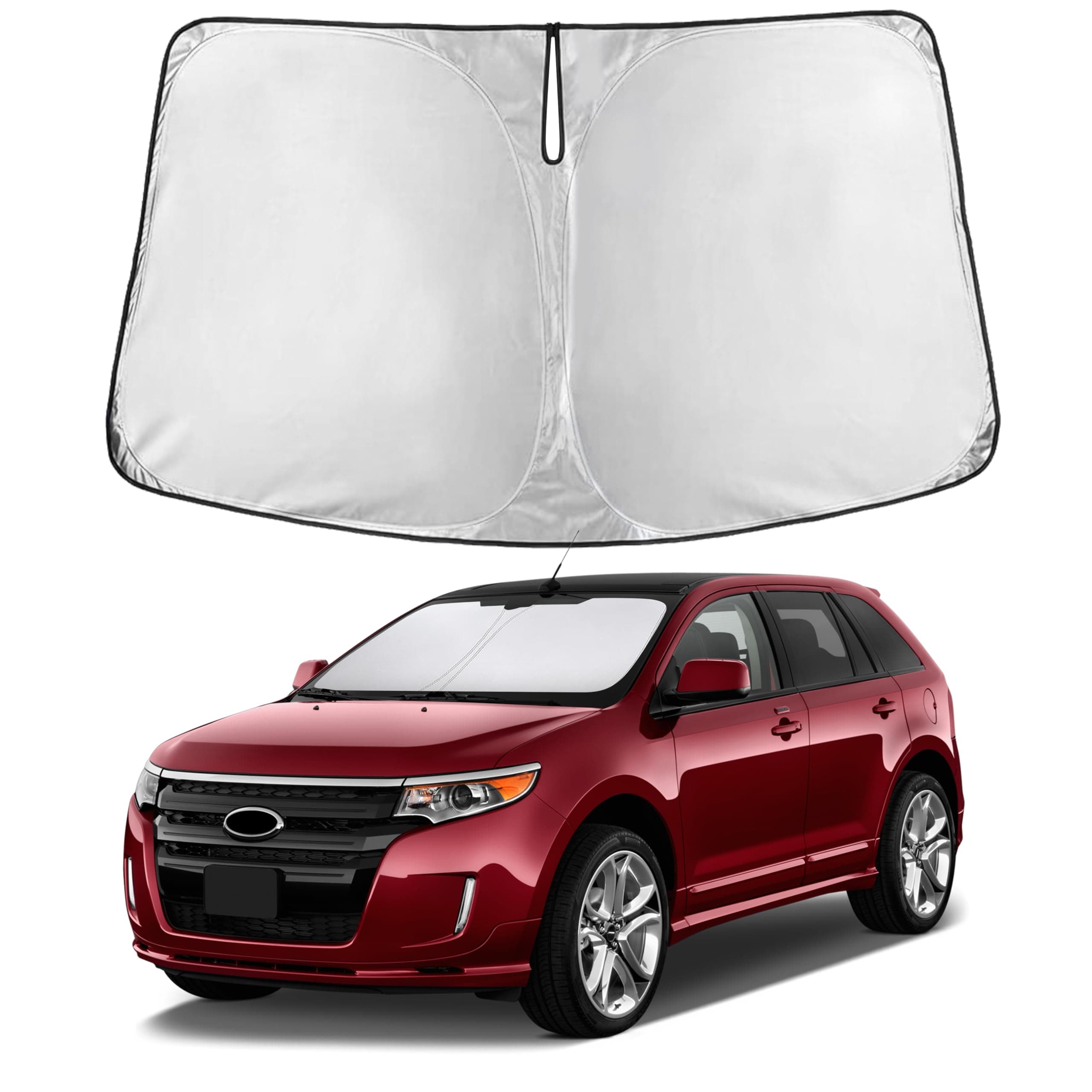 EcoNour Windshield Sunshade Compatible for Ford Edge 2007-2012 2013 2014