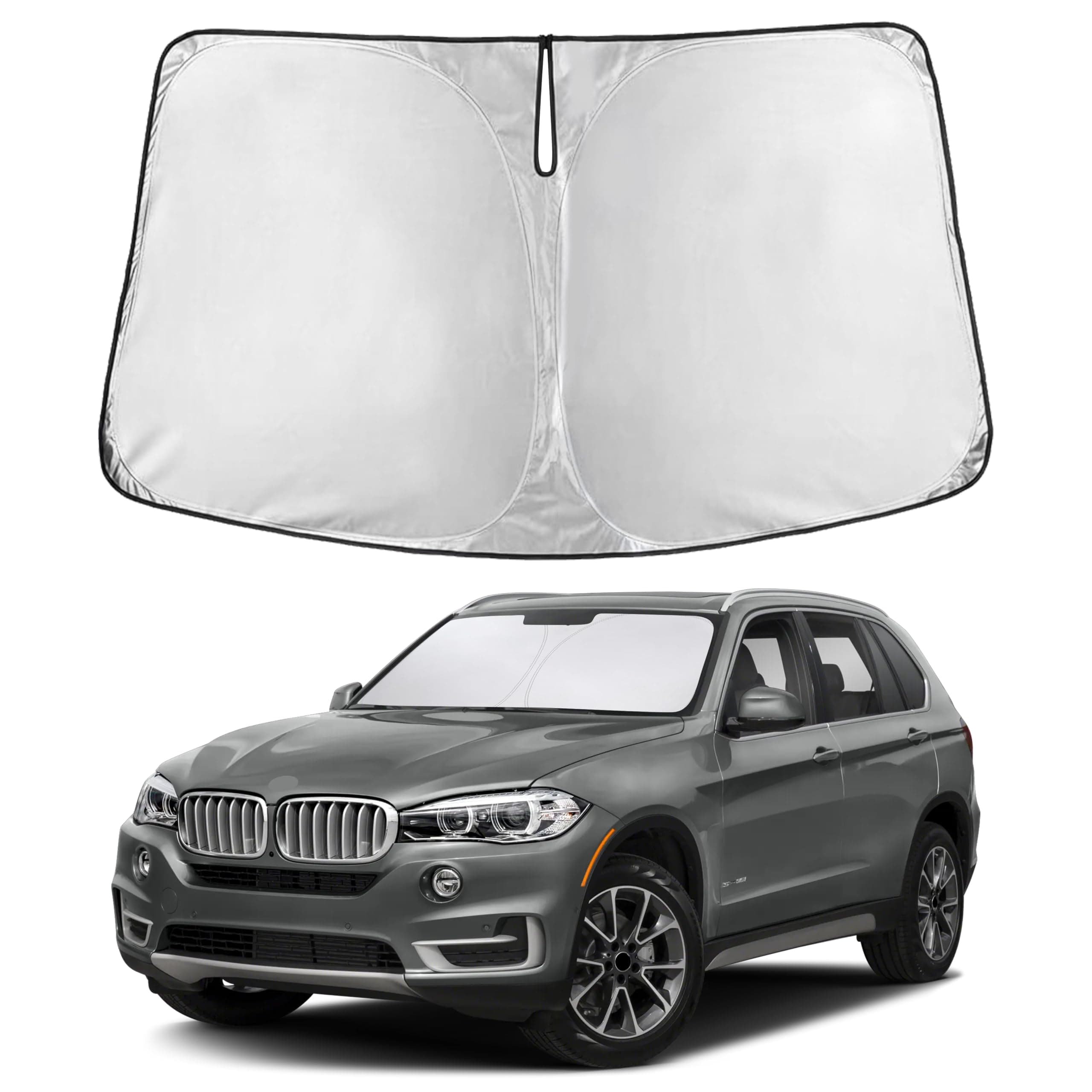 EcoNour Windshield Sunshade Compatible for BMW X5 2014-2016 2017 2018