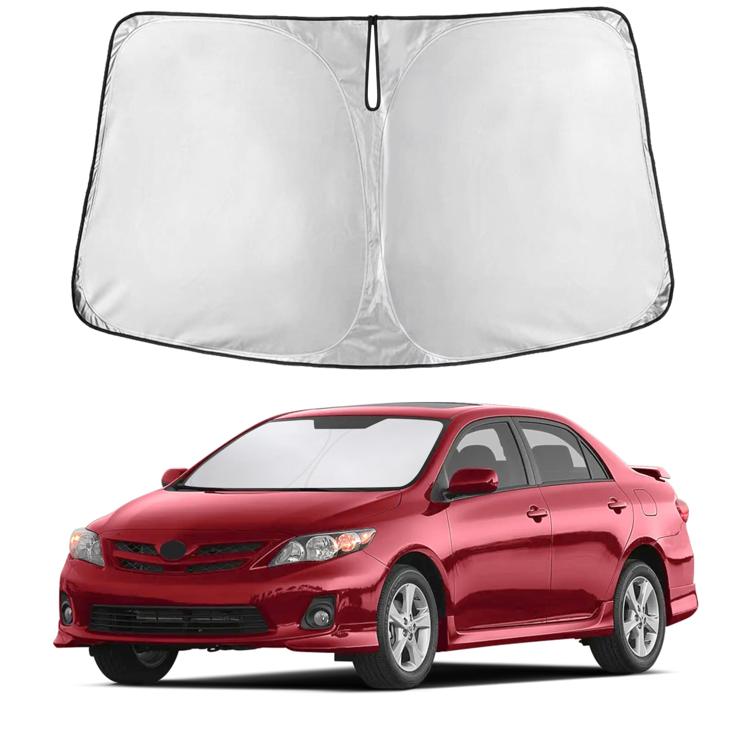 EcoNour Windshield Sunshade Compatible for Toyota Corolla 2009-2012 2013