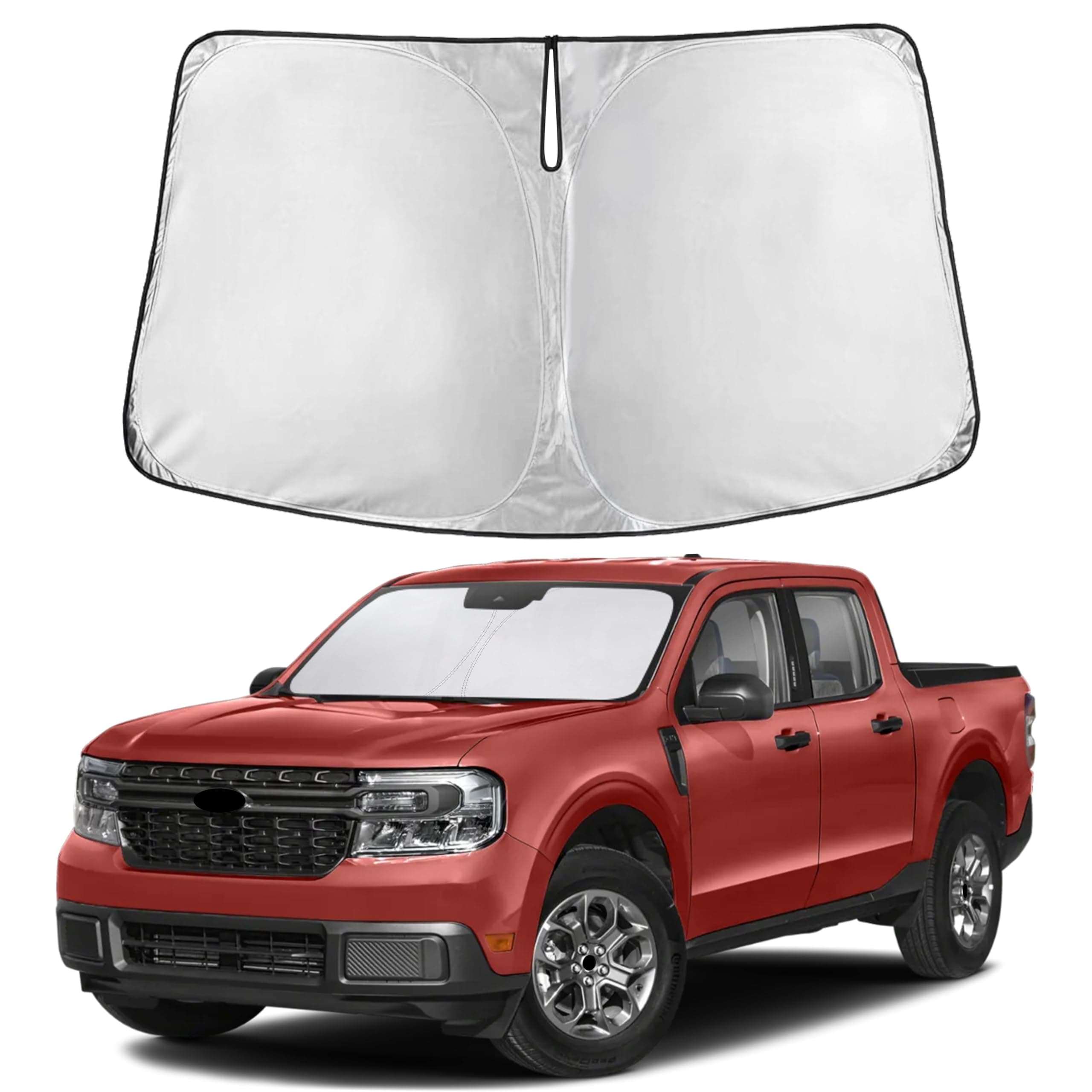 EcoNour Windshield Sunshade Compatible for Ford Maverick 2021 2025 2026 Sunshades For ECOSNSHSKYSU24